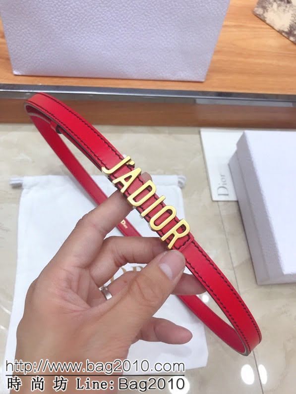 Dior女士腰帶 迪奧經典復古小字母牛皮腰帶  jjp1221